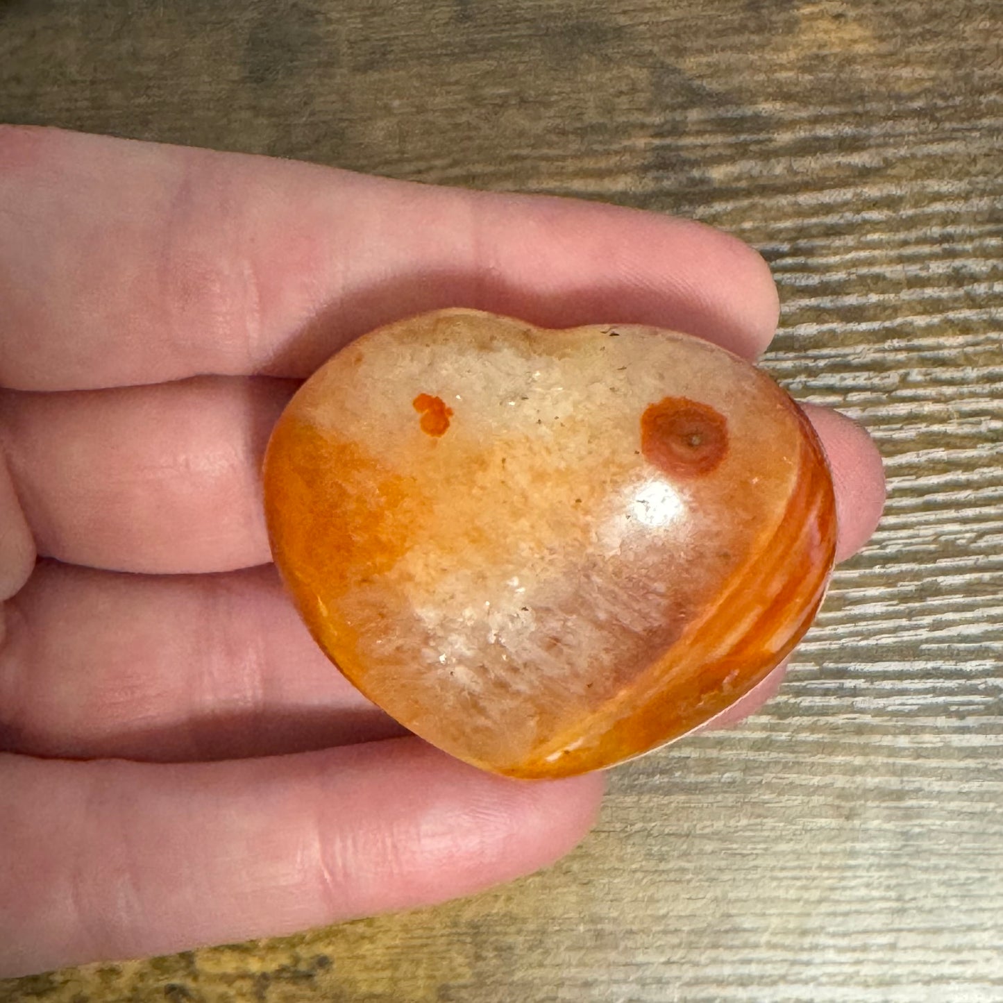 Small Carnelian Heart