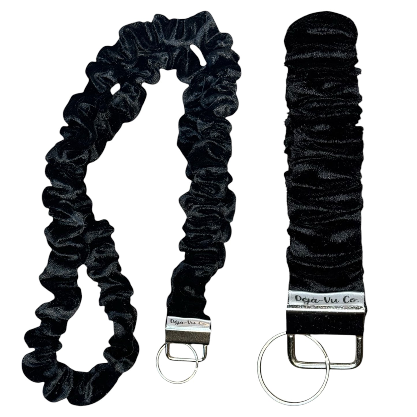 Scrunchie Lanyard With Matching Key Fob